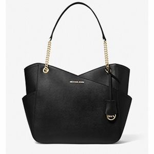 Michael Kors Jet Set Large Saffiano Leather Shoulder Bag NWT